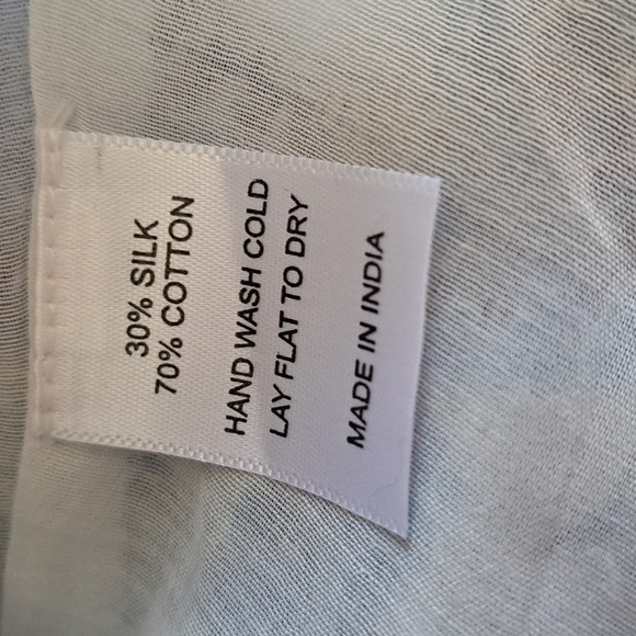 ALICIA BELL Womens Silk/Cotton Blend Maxi Dress Ruffle Cap Sleeves Lined‎ SM - Picture 9 of 9